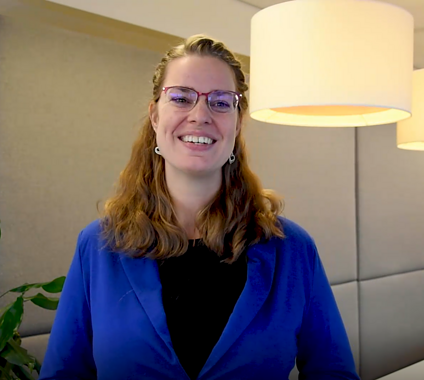 Junior Consultant at Keylane in modern office environment, representing careers at Keylane in insurance and finance tech industry.