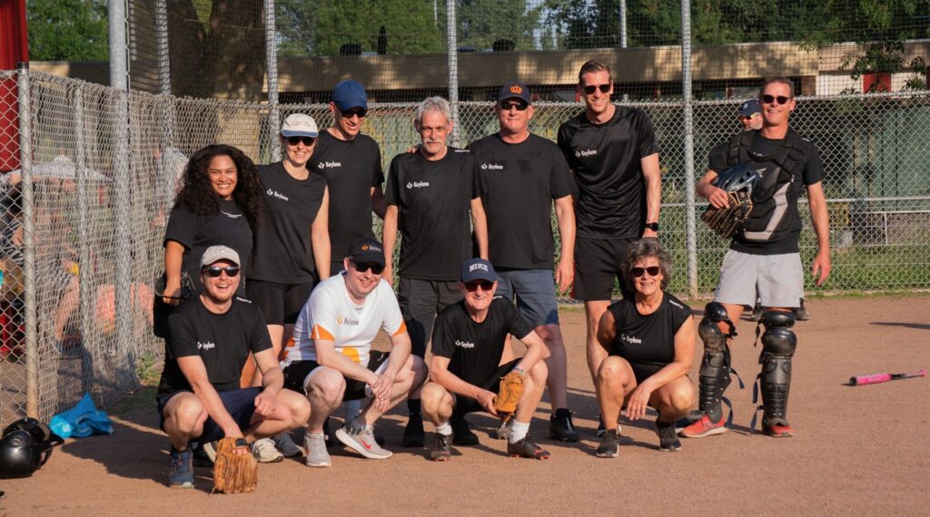 The Keylane softball team at HSV Zwijndrecht — a snapshot of life at Keylane in June 2026